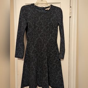 Long sleeve knit dress